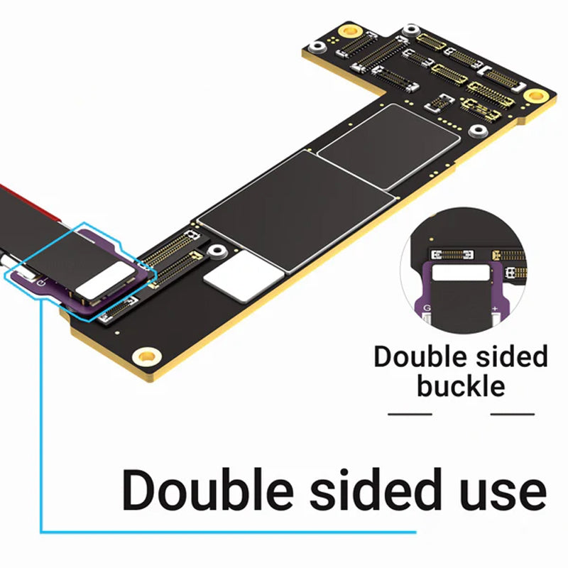 Conector FPC 2UUL BT02 para Bateria Apple iPhone 8 - 15 Pro Max / Série Android
