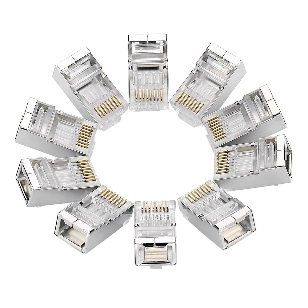 Conector de Rede UGREEN NW111, RJ45, Cat6, Conjunto de 10 peças