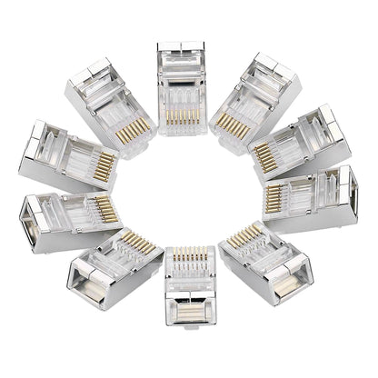 Conector de Rede UGREEN NW111, RJ45, Cat6, Conjunto de 10 peças