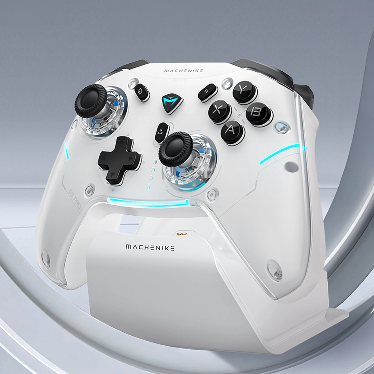 Comando Machenike G5Pro Max com Estação de Carregamento, Branco