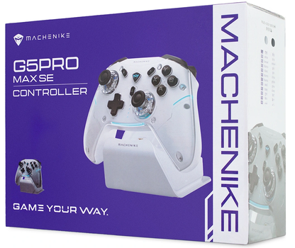 Comando Machenike G5Pro Max com Estação de Carregamento, Branco