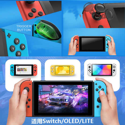 Comando Techsuit THSWC para Nintendo Switch / Switch OLED / Switch Lite, Vermelho Azul