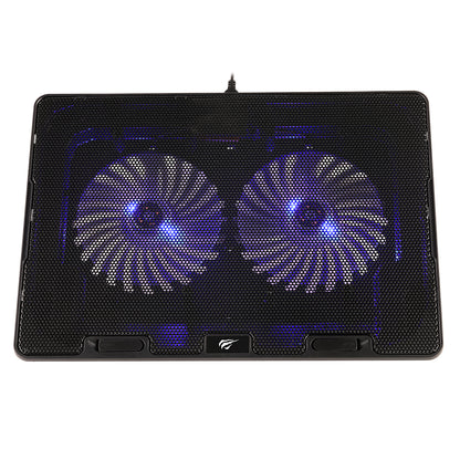 Cooler HAVIT F2083 para Laptop 9inch - 17inch, Preto