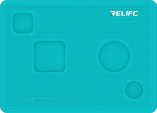 Tapete de Serviço Relife RL-004DP, 353mm x 254mm, Turquesa
