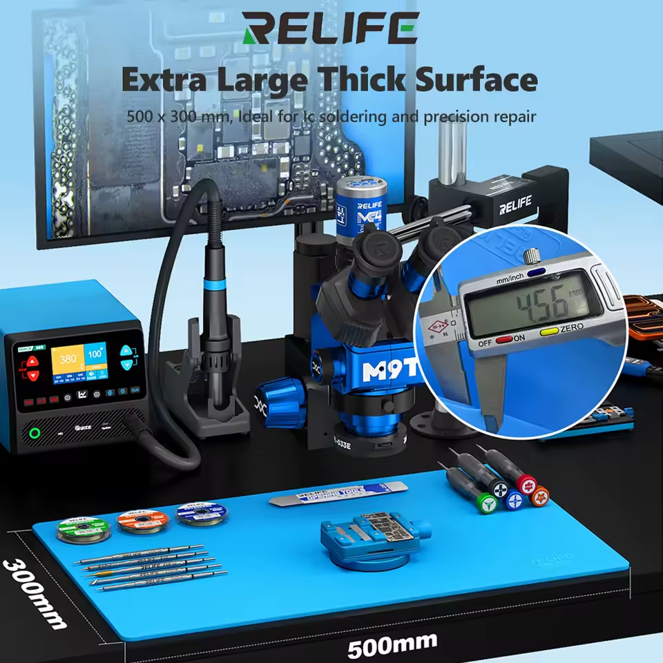 Tapete de Serviço Relife RL-004DS, 500mm x 300mm, Azul