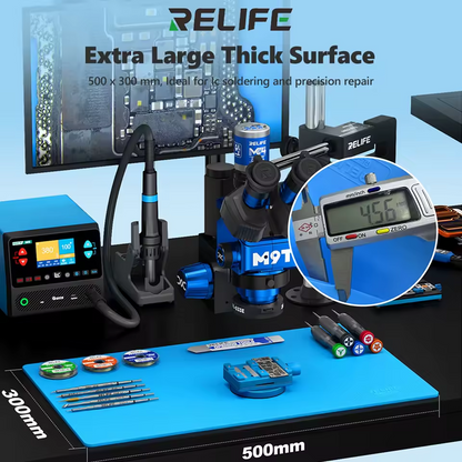 Tapete de Serviço Relife RL-004DS, 500mm x 300mm, Azul