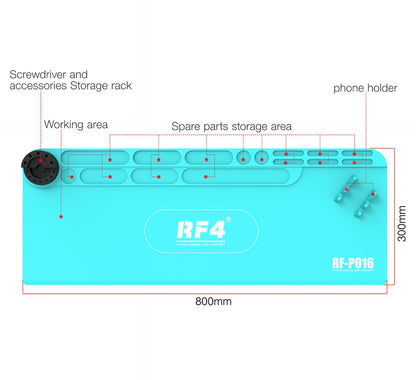 Tapete de Serviço RF4 RF-PO16, 80cm x 30cm