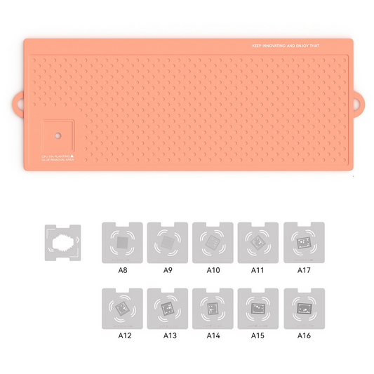 Tapete de Serviço RF4 RF-PO32 com Rede BGA (Modelo A8 - A17), 50cm x 20cm