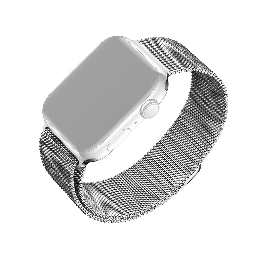 Pulseira Fixed Mesh para Apple Watch 42mm / 41mm / 40mm / 38mm Series, Prateada