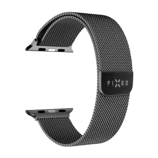 Pulseira Fixed Mesh para Apple Watch 49mm / 46mm / 45mm / 44mm / 42mm Series, Preta
