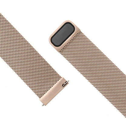 Correia Fixed Mesh para Huawei Watch / Garmin Watch Series, 18mm, Rosa Dourado