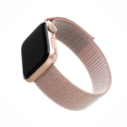 Pulseira Fixed Nylon para Apple Watch 49mm / 46mm / 45mm / 44mm / 42mm Series, Rosa Dourado
