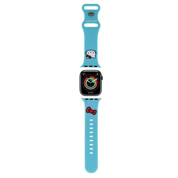 Hello Kitty Silicone Kitty Head Strap for Apple Watch 42mm / 41mm / 40mm / 38mm Series, Blue
