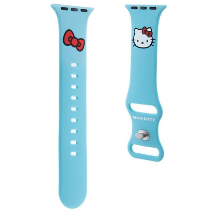 Hello Kitty Silicone Kitty Head Strap for Apple Watch 42mm / 41mm / 40mm / 38mm Series, Blue