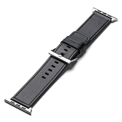 Pulseira Ringke Leather One para Apple Watch 49mm / 46mm / 45mm / 44mm / 42mm Series, Preta