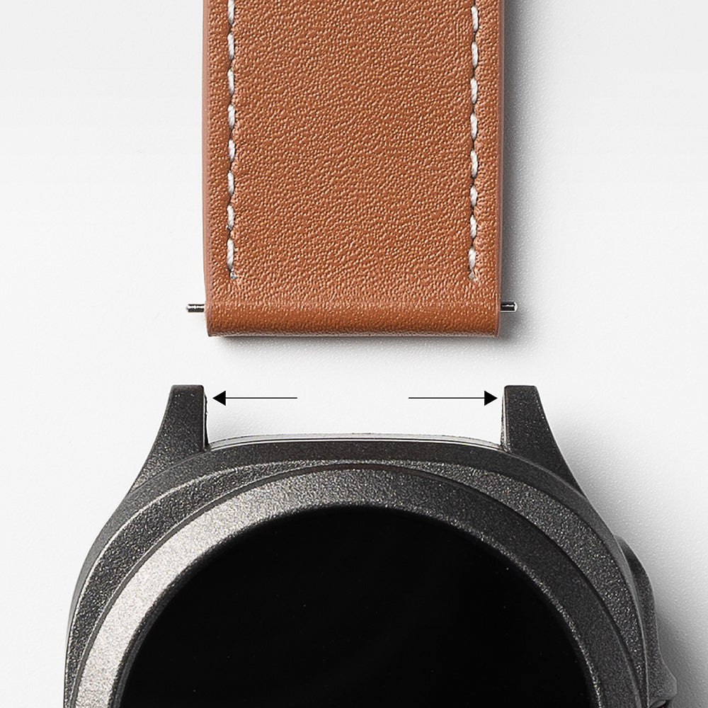 Cinta Ringke One Basic Bold para Fossil Watch / Mobvoi Watch / Suunto Watch Series, 24mm, Castanho