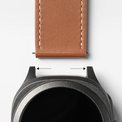 Cinta Ringke One Basic Bold para Fossil Watch / Mobvoi Watch / Suunto Watch Series, 24mm, Castanho