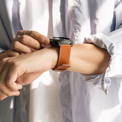 Cinta Ringke One Basic Bold para Fossil Watch / Mobvoi Watch / Suunto Watch Series, 24mm, Castanho