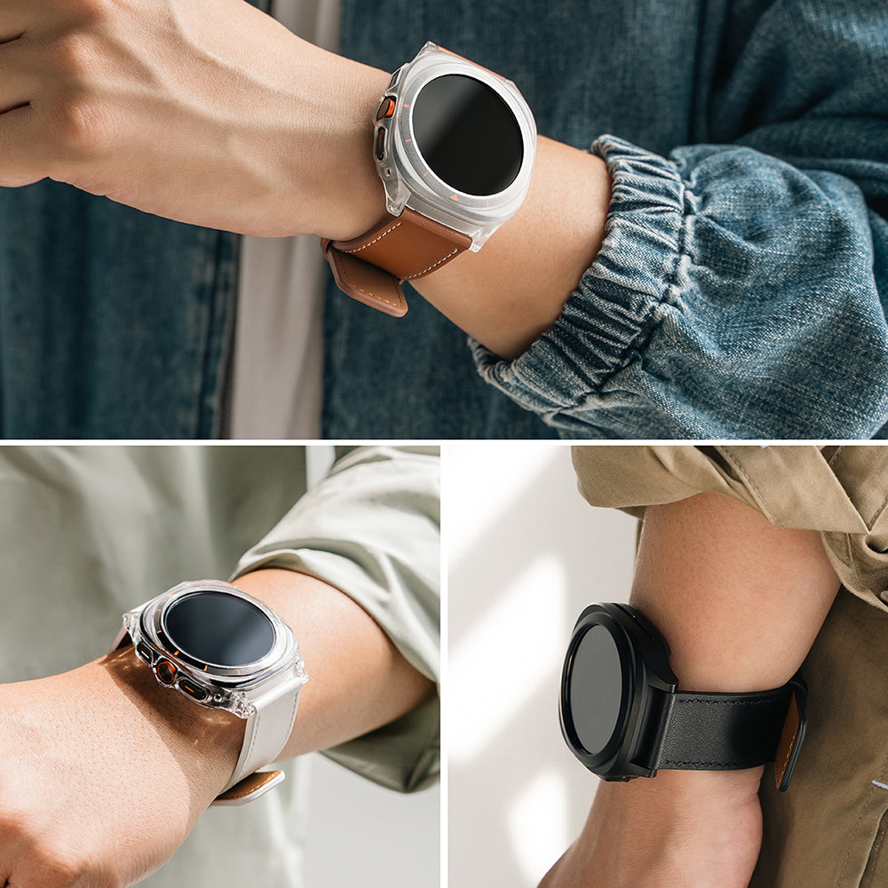 Cinta Ringke One Basic Bold para Fossil Watch / Mobvoi Watch / Suunto Watch Series, 24mm, Castanho