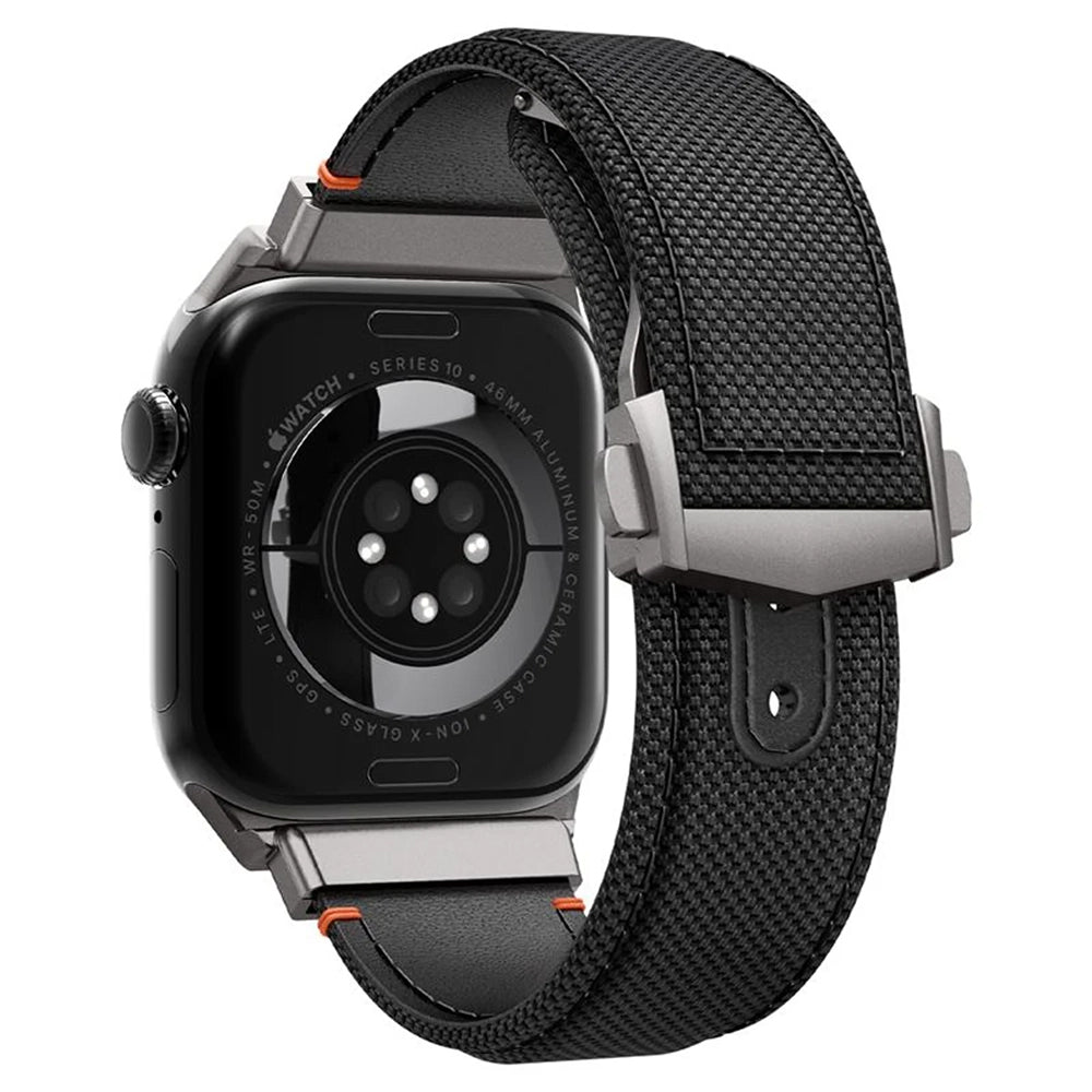 Correia Spigen Classic Fit para Apple Watch 49mm / 46mm / 45mm / 44mm / 42mm Series, Preta AMP09304