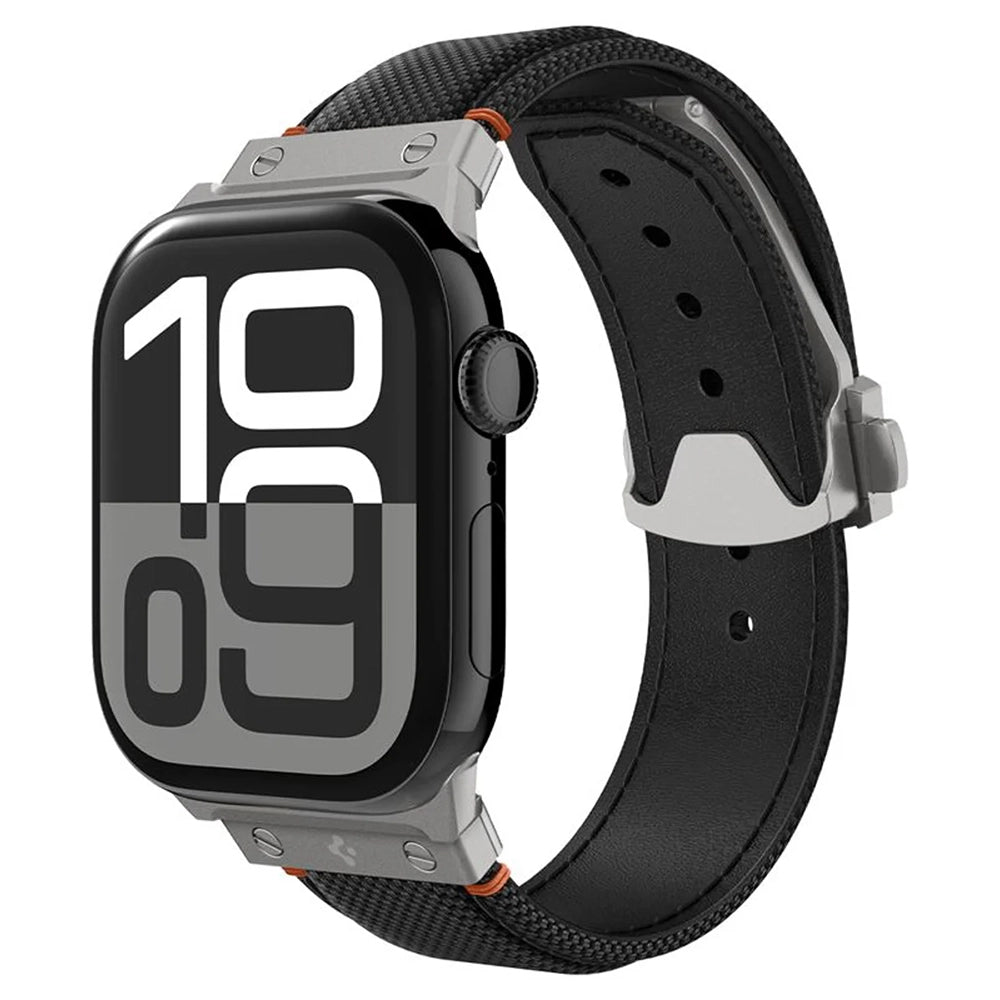 Correia Spigen Classic Fit para Apple Watch 49mm / 46mm / 45mm / 44mm / 42mm Series, Preta AMP09304