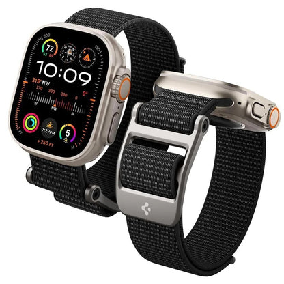 Correia Spigen DuraPro Flex para Apple Watch 49mm / 46mm / 45mm / 44mm Series, Preta AMP02465