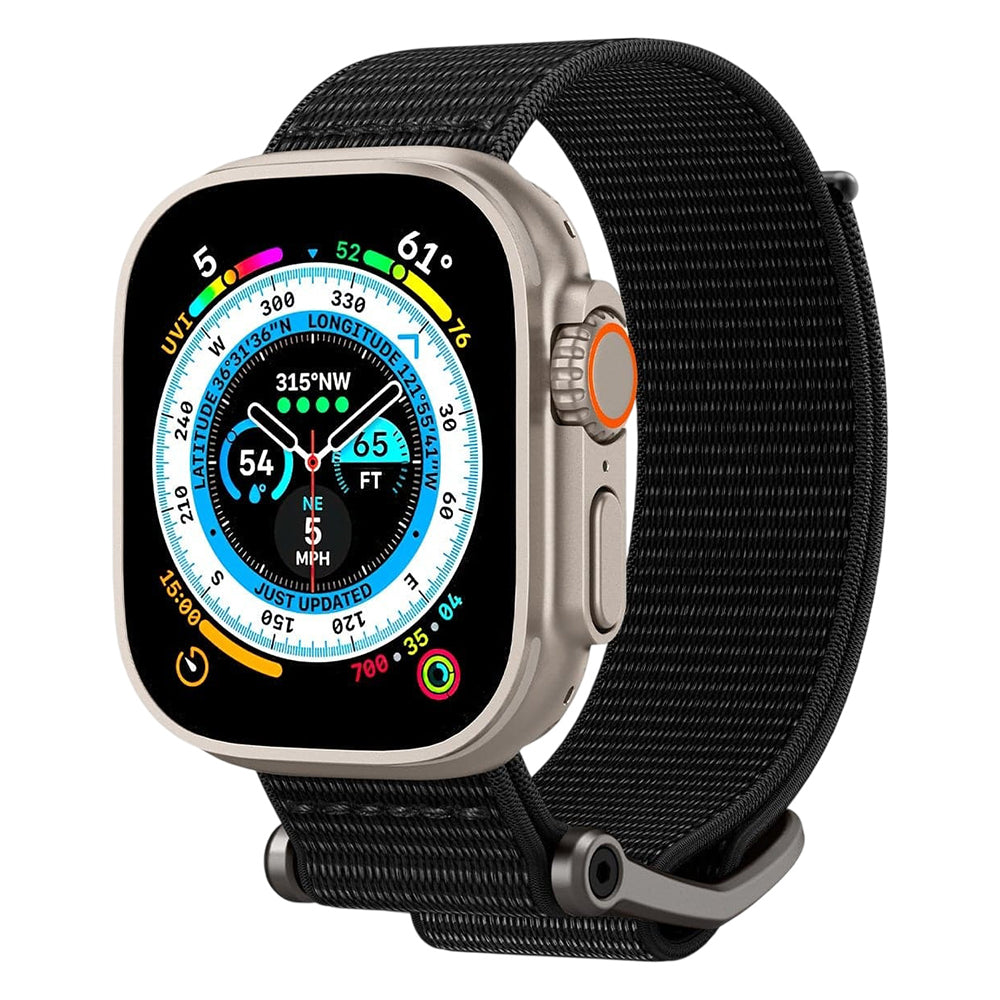 Correia Spigen DuraPro Flex para Apple Watch 49mm / 46mm / 45mm / 44mm Series, Preta AMP02465