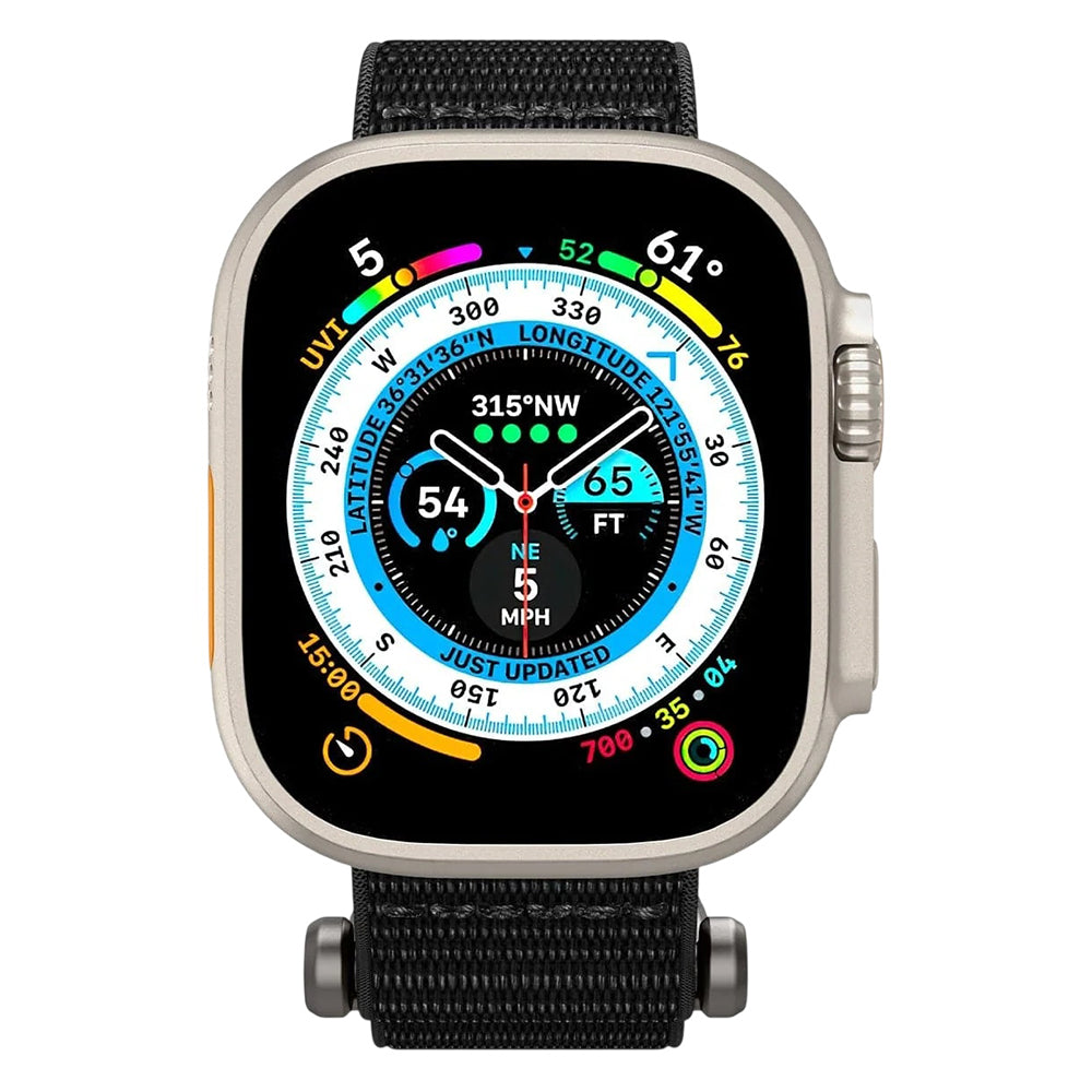 Correia Spigen DuraPro Flex para Apple Watch 49mm / 46mm / 45mm / 44mm Series, Preta AMP02465