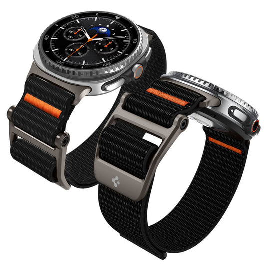 Cinta Spigen DuraPro Flex para Samsung Galaxy Watch8 / Watch8 Classic Series, Preta