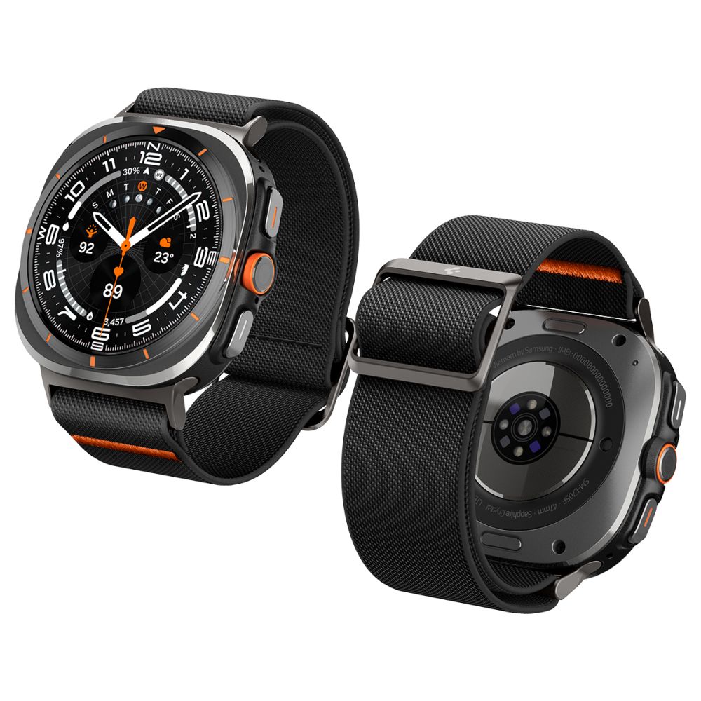 Cinta Spigen Fit Lite para Samsung Galaxy Watch Ultra, Preta