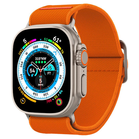 Curea Spigen Fit Lite Ultra para Apple Watch 49mm / 46mm / 45mm / 44mm / 42mm Series, Laranja