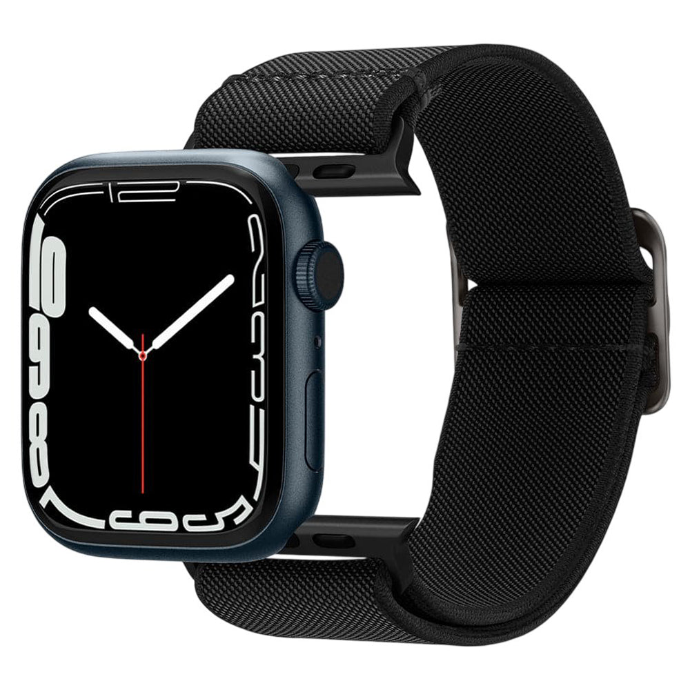 Correia Spigen Lite Fit para Apple Watch 49mm / 46mm / 45mm / 44mm Series, Preta AMP02286