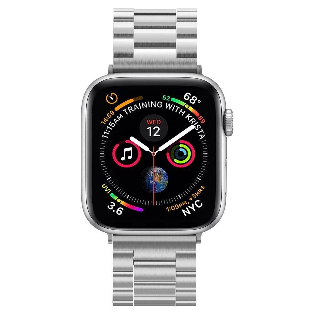 Pulseira Spigen Modern Fit para Apple Watch 49mm / 46mm / 45mm / 44mm / 42mm Series, Prateada