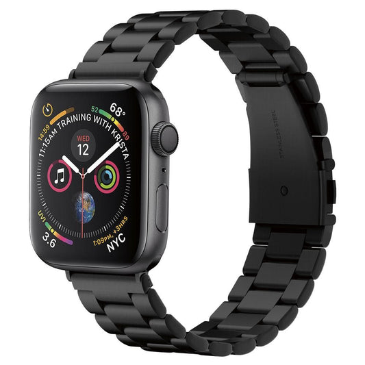 Pulseira Spigen Modern Fit para Apple Watch 49mm / 46mm / 45mm / 44mm / 42mm Series, Preta