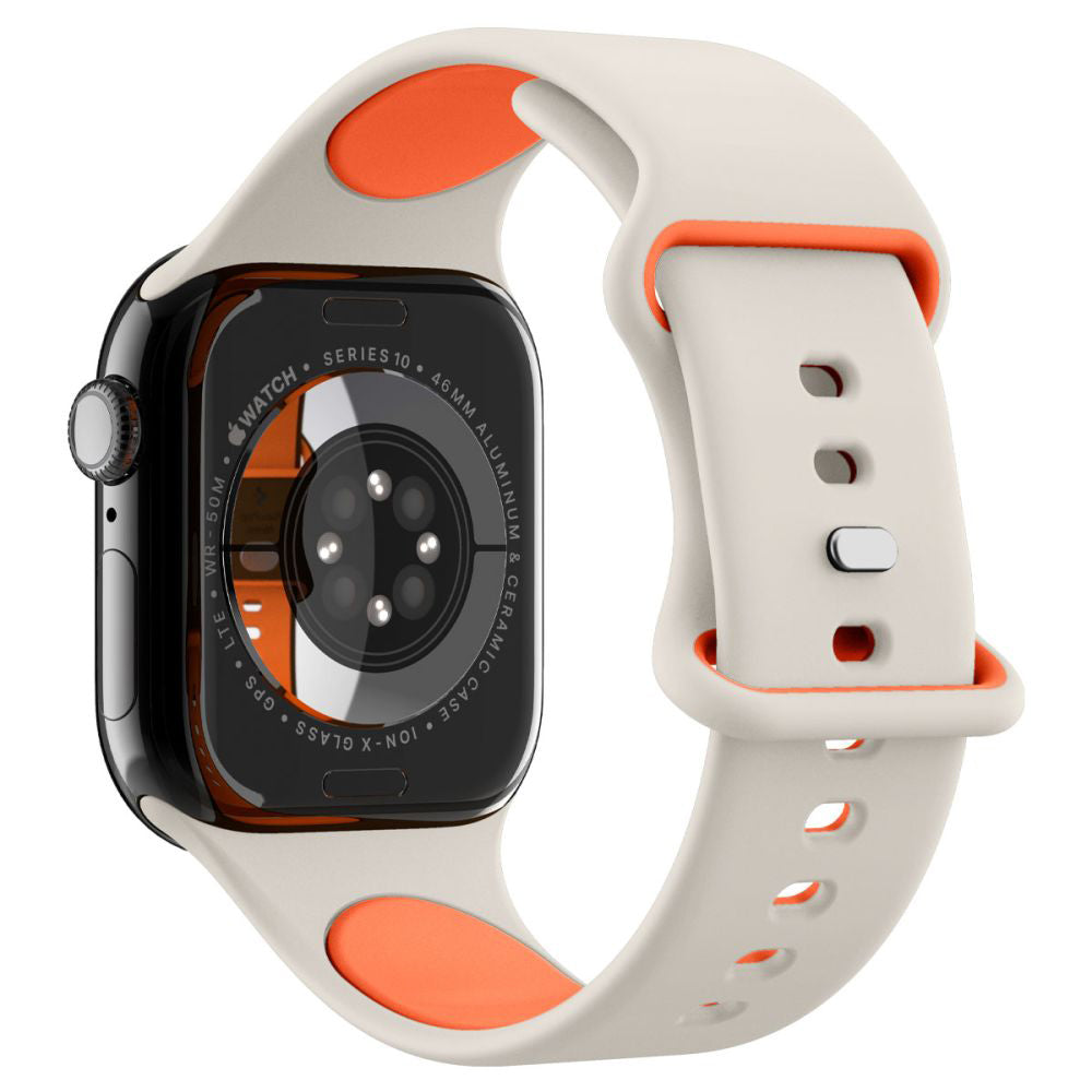 Correia Spigen Nano Pop para Apple Watch 42mm / 41mm / 40mm / 38mm Series, Bege