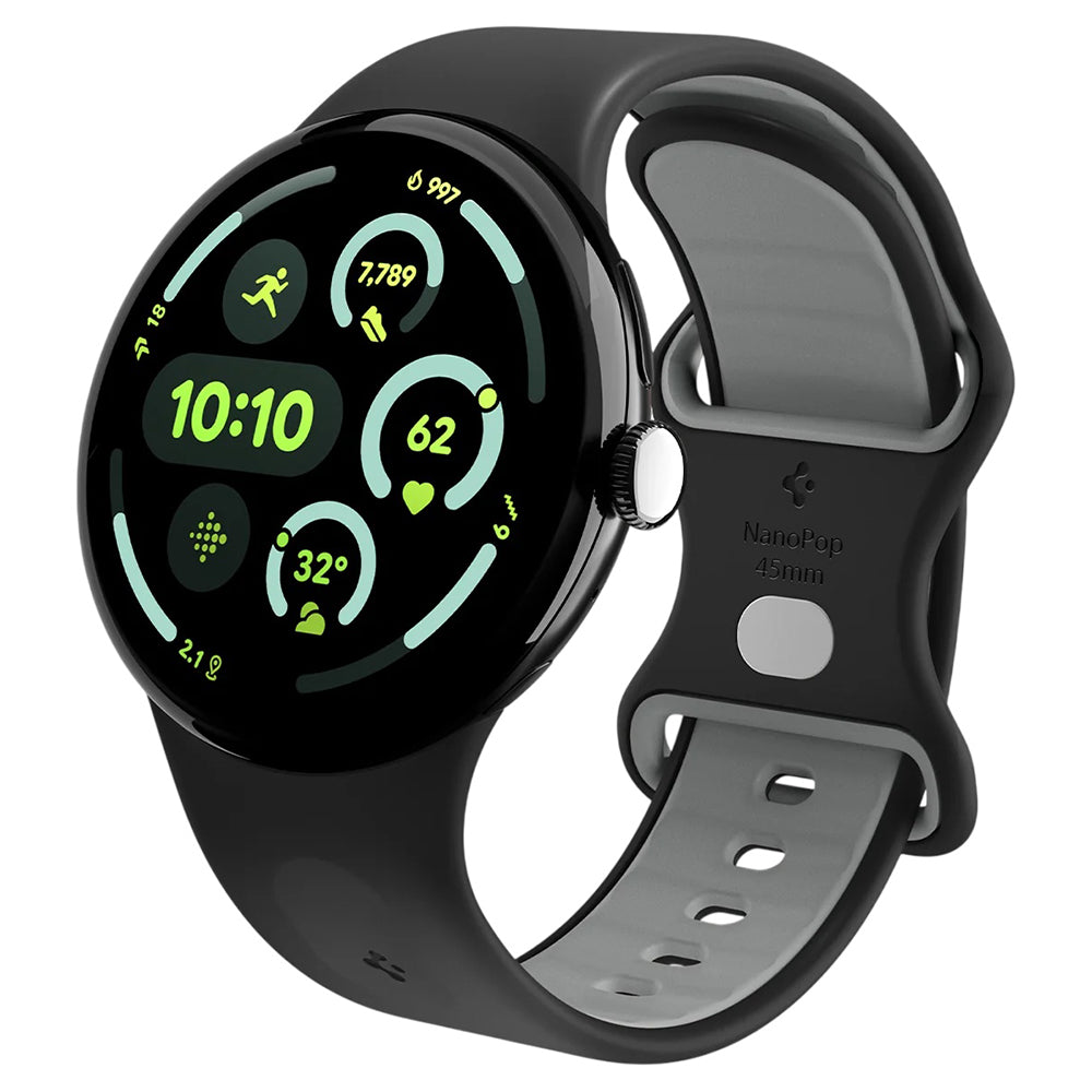 Pulseira Spigen Nano Pop para Google Pixel Watch 45mm Series, Preta AMP09491