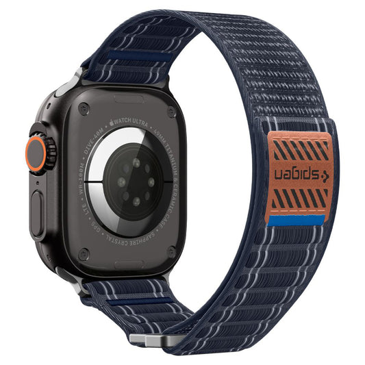 Correia Spigen WBF0 para Apple Watch 49mm / 46mm / 45mm / 44mm Series, Azul-marinho