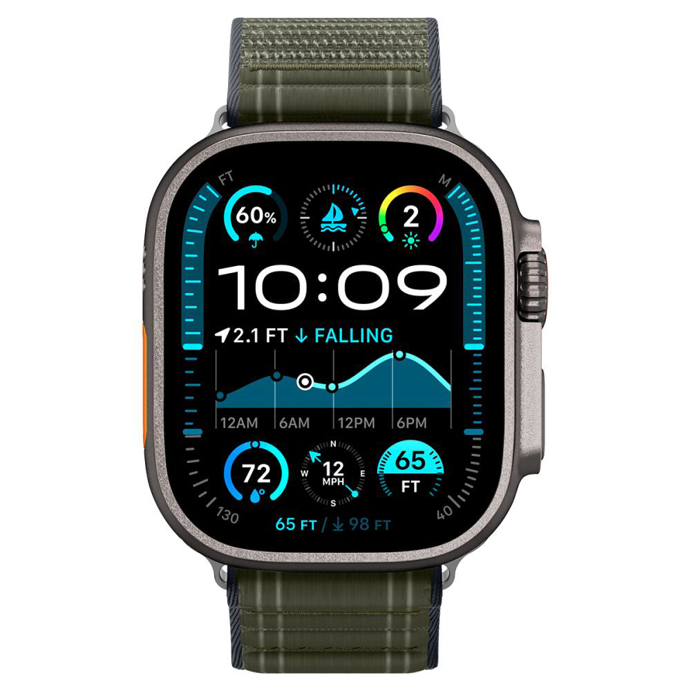 Correia Spigen WBF0 para Apple Watch 49mm / 46mm / 45mm / 44mm Series, Verde