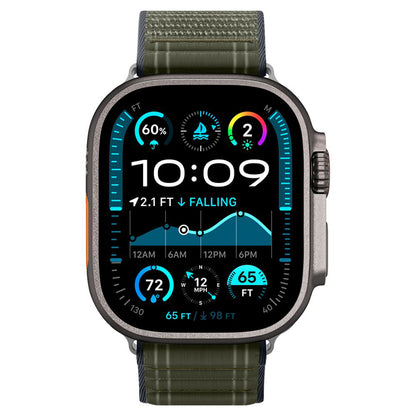 Correia Spigen WBF0 para Apple Watch 49mm / 46mm / 45mm / 44mm Series, Verde