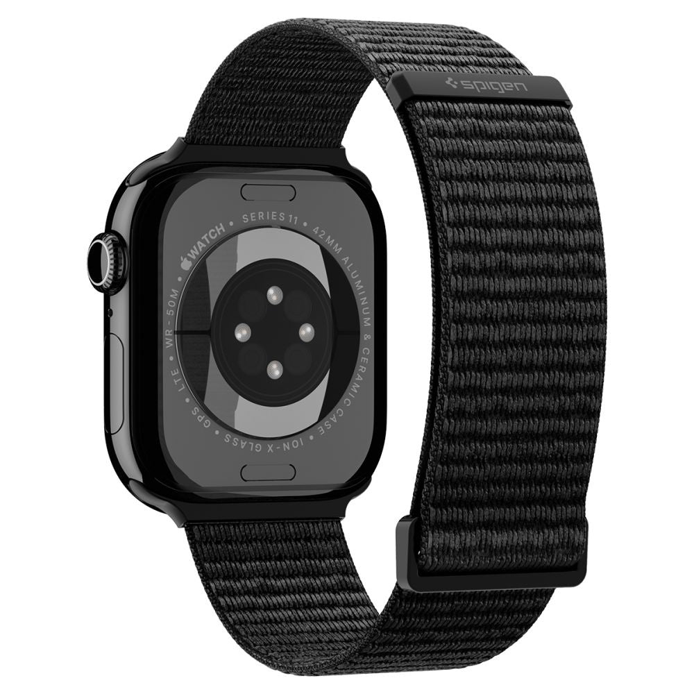 Correia Spigen WBF01 para Apple Watch 49mm / 46mm / 45mm / 44mm Series, Preta AMP11833