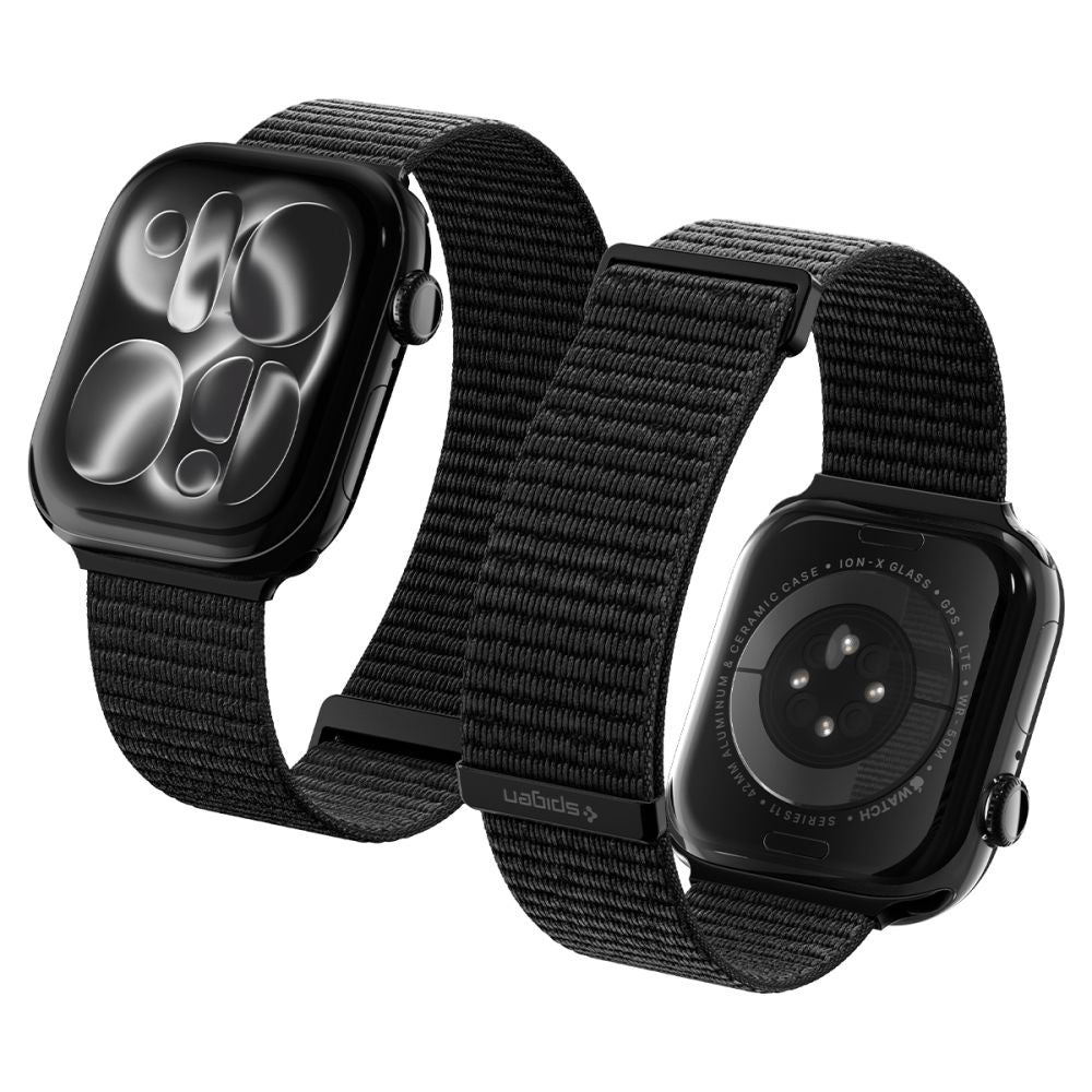 Correia Spigen WBF01 para Apple Watch 49mm / 46mm / 45mm / 44mm Series, Preta AMP11833