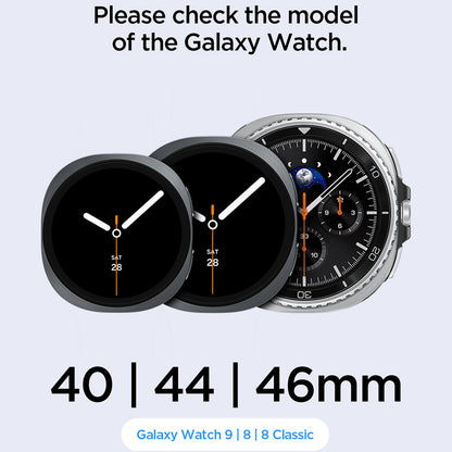Correia Spigen WBF1 para Samsung Galaxy Watch9 / Watch8 / Watch8 Classic Series, Preta AMP11607