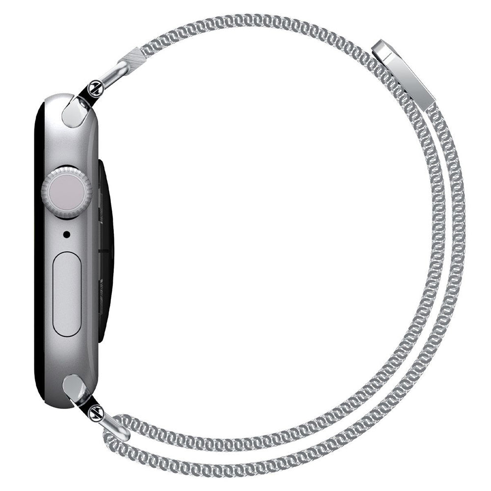 Correia Spigen WBM4 para Apple Watch 42mm / 41mm / 40mm Series, Prateada AMP10498