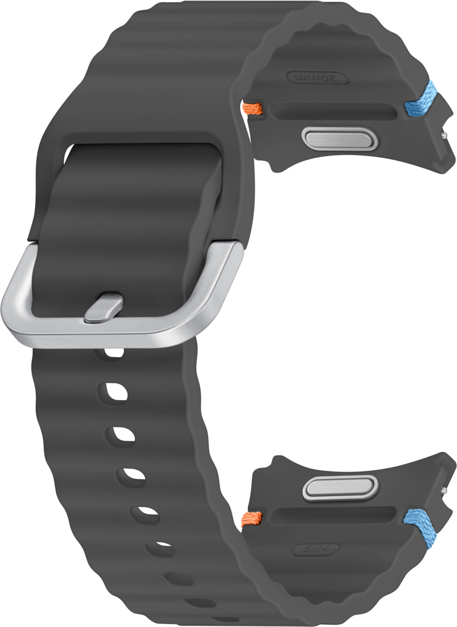 Bracelete desportiva para Samsung Galaxy Watch7 / Watch FE / Watch6 / Watch5 / Watch4 Series, S/M, Cinzento ET-SNL30SBEGEU