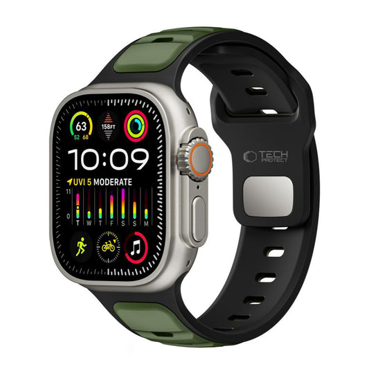Pulseira Tech-Protect Iconband Line para Apple Watch 49mm / 46mm / 45mm / 44mm Series, Verde