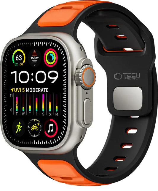 Pulseira Tech-Protect Iconband Line para Apple Watch 49mm / 46mm / 45mm / 44mm Series, Laranja