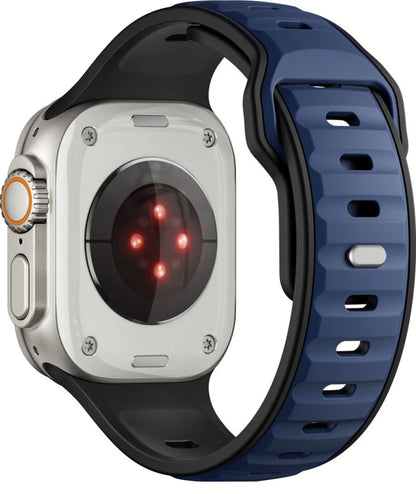 Pulseira Tech-Protect Iconband Line para Apple Watch 49mm / 46mm / 45mm / 44mm Series, Azul Marinho