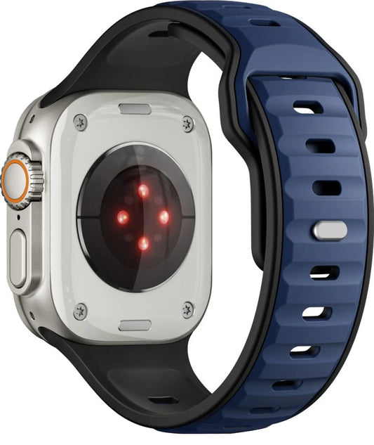 Pulseira Tech-Protect Iconband Line para Apple Watch 49mm / 46mm / 45mm / 44mm Series, Azul Marinho