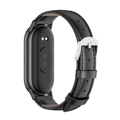 Bracelete em pele Tech-Protect para Xiaomi Smart Band 8/9, preto 