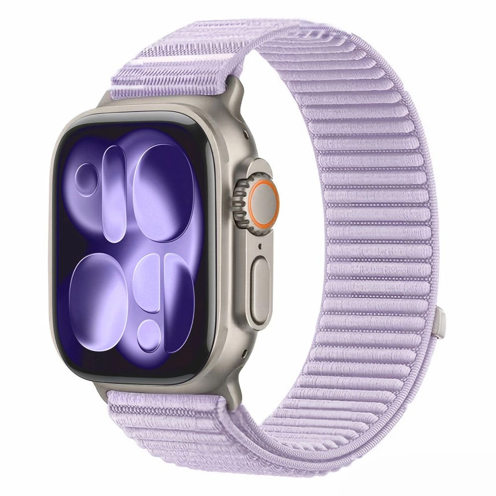 Bracelete Tech-Protect NylonLoop para Apple Watch 49 mm / 46 mm / 45 mm / 44 mm Series, Roxa